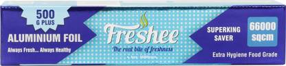 Freshee 66000sqcm Aluminium Silver Kitchen Foil Roll Paper, Food wrap, Disposable, Food Aluminium Foil