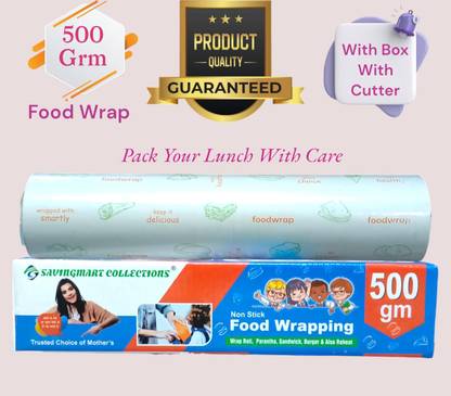 SAVINGMART COLLECTIONS ORGANIC & NON STICK QUALITY FOOD WRAPP (500 GRM) Parchment Paper
