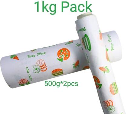 Delicious Food-Safe Butter Paper Roll 1 KG Nonstick & Heat Resistant Fun Food Prints Parchment Paper
