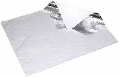 TDS PLUS WRAP 2 In 1 Papfoil Sheets | One Side Foil & Other SIde Butter Paper | 100% Food Safe Paper Foil