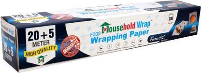 danish enterprises Household Wrap 25 meter Wrapping Paper Roll Butter Paper Parchment Paper(25 m) Parchment Paper