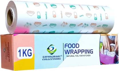 Mirage FOOD WRAPPING PAPER ROLL/ROTI WRAP/CHAPATI WRAP/PAPER WRAP/PAPER FOIL/1KG ROLL Parchment Paper