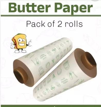 KRUM Food Safe Butter Paper For Wrapping Food Roti Paratha N