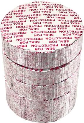SmartPack HDPE Aluminium Foil Seal for packing Jar Plastic glass and container (85 mm) (1000 pieces) Aluminium Foil