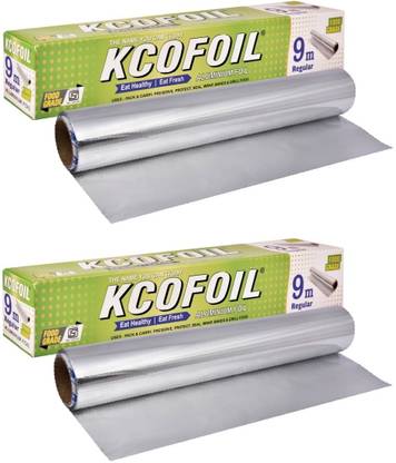 Kcofoil 9 Meters Food Grade Aluminium Foil| ISI Certified | Wrapping & Packing Aluminium Foil