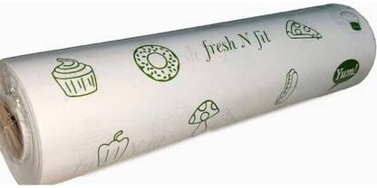 Mecovip butter paper for roti | food wrapping roll |baking paper Parchment Paper 25 m Paper Foil