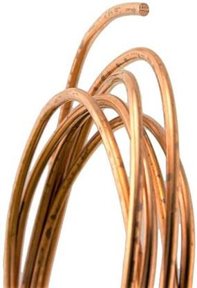 VAKOOBA 2-meter (14 GAUGE) 2mm Bare Copper Wire Shrinkwrap