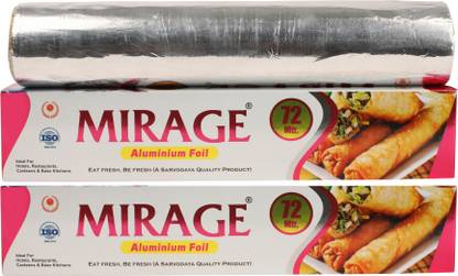 MIRAGE FOIL Multi-Purpose Hygienic Food Shrink Wrapping Paper Aluminium Foil