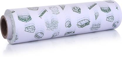 TDS PLUS WRAP 1 Kg Grn Print Butter Paper Roll Pack 1 Parchment Paper