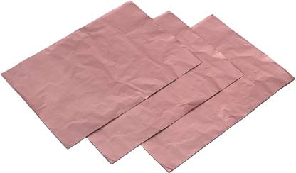 Esslly Esslly Rose Gold Chocoalte Wrapping Sheet Aluminium Foil Paper Foil