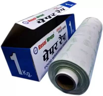 GROOVS RASOI WRAPP FOODW RAPPING PAPER ROLL/PAPER FOIL/BUTTER PAPER/ROTI WRAP Paper Shrinkwrap