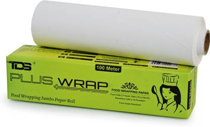 TDS PLUS WRAP 1 Kg Food Wrapping Butter Paper Roll (Pack 1) Parchment Paper