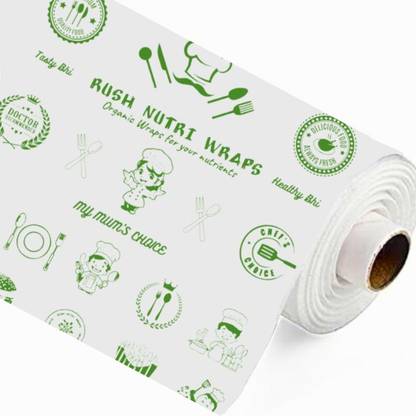 Rush 25 Mtr Butter Paper for Roti Or Food Wrapping Butter Paper Wrap or Roti Wrapper Paper Foil