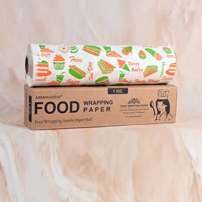 Aarnikawrap Food Wrap Paper 1 Kg, Food Grade, Microwave Safe, 100% Hygienic & Ecofriendly Parchment Paper