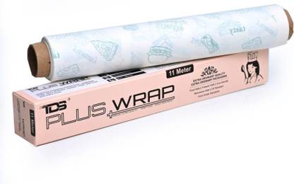 TDS PLUS WRAP 11 Meter Food Wrapping Printed Butter Paper (Pack 1) Parchment Paper