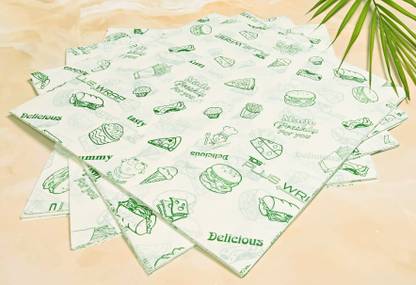 TDS PLUS WRAP 400 Pre cut Food Wrapping Butter Paper Sheet Parchment Paper