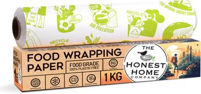 The Honest Home Company Food Wrapping Paper Roll 1Kg - (100Mtr) Parchment Paper