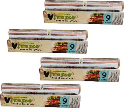 vfresco Aluminium Foil- 11 Micron - 09 Meter net Aluminium Foil Aluminium Foil