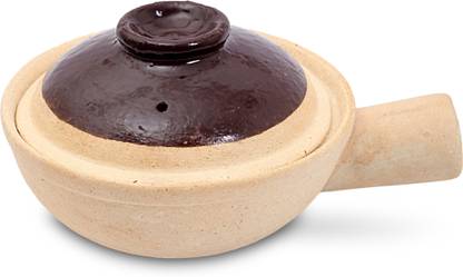 kalakriti Ceramic Fondue Pot for Serving, Soup Bowl Fondue Pot with Lid Ceramic Fondue Set