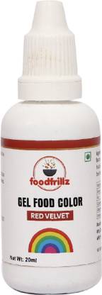 foodfrillz Red Velvet Food Gel Colour for colouring cake Red