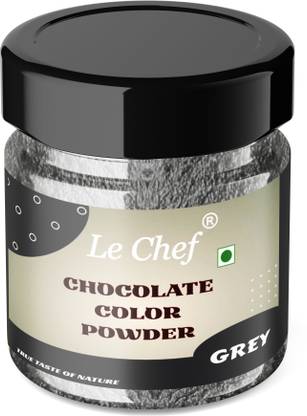Le cHef Edible Chocolate Food Color Powder - Grey