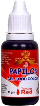 PAPILON Concentrated Gel Food Colour : TOMATO RED 30GM Red