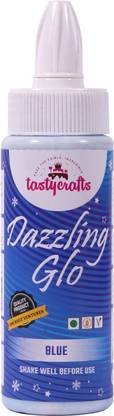 TastyCrafts Dazzling Glo | Pearlescent Food Colour for Cake Décor Blue