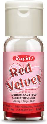 RUPINS SINGLE RED VELVET LIQUID COLOR 30ML Red