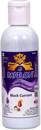 PAPILON CONCENTRATED FOOD COLOUR BLACKCURRANT 100ML Purple