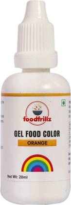 foodfrillz Orange Food Gel Colour for colouring cake Orange
