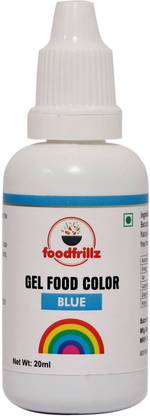 foodfrillz Blue Food Gel Colour for colouring cake Blue