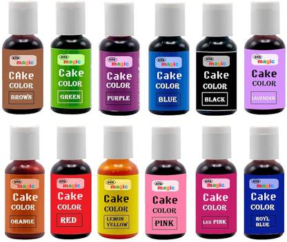 Xila Magic Cake Colour Pack Of 12 Multicolor