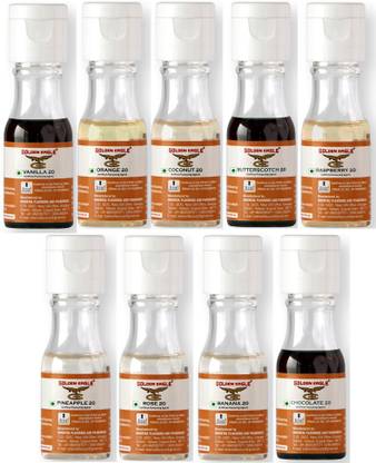 Golden Eagle Combo Of Food Essence 9 Different Flavours For Cake Baking, 20ml Each Mixed Fruit Liquid Food Essence