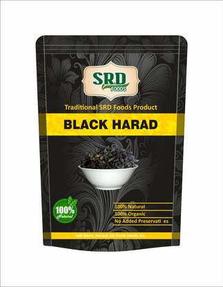 SRD FOODS Choti Harad, Haritaki Small, Black Himej, Terminalia Chebula Myrobalan (100 g) Khus Granules Food Essence