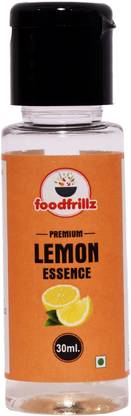 foodfrillz Lemon essence for baking cake 30 ml, Essence for cakes, cookies, ice creams, sweets Lemon Liquid Food Essence