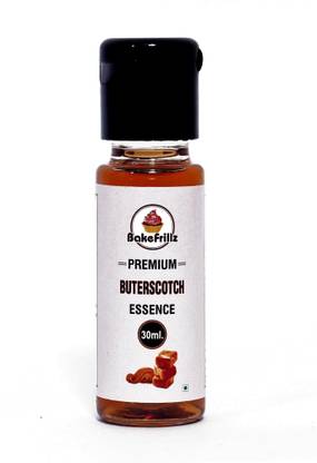 Bakefrillz Butterscotch Essence for baking cakes, ice creams, puddings, sweets, 30 ml Butterscotch Liquid Food Essence