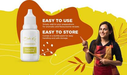 Bake King Pineapple Flavour Essence for Baking Cakes 30ml Pineapple Liquid Food Essence