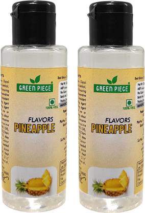 GREEN PIECE Pineapple Flavor food Essence.(30gm x2)(Pack of 2) Pineapple Liquid Food Essence