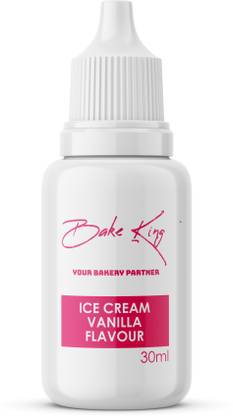 Bake King Ice Cream Vanilla Flavour Essence for Baking Cakes, Jams, Jelies, Cookies, Ice Creams, Shrebats Vanilla Liquid Food Essence