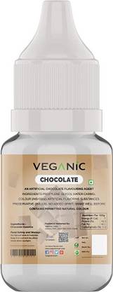 Veganic Chocolate Flavour Essence For Cake Baking | Extract for With Drop Bottle Chocolate Oils Food Essence