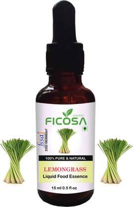 Ficosa Lemongrass Flavour Lime Liquid Food Essence