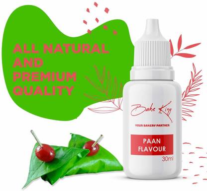 Bake King Paan Flavour Food Essence for Baking Cakes | Jelies | Cookies || Ice Creams Pan Masala Liquid Food Essence