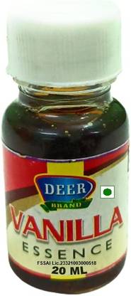 DEER BRAND Vanilla Flavour for Baking Cake Cookies,Ice-Cream,Beverages,Sweet,Drink, Juice Vanilla Liquid Food Essence