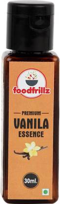 foodfrillz Vanilla essence for baking cake 30 ml, Essence for cakes, cookies, ice creams, sweets Vanilla Liquid Food Essence