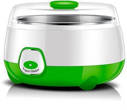 HSR Electric Automatic Yogurt Maker Stainless Steel Container with Lid Kitchen Appliance Yogurt Maker (Multi colour) Food Steamer (Multicolor) Yogurt Maker