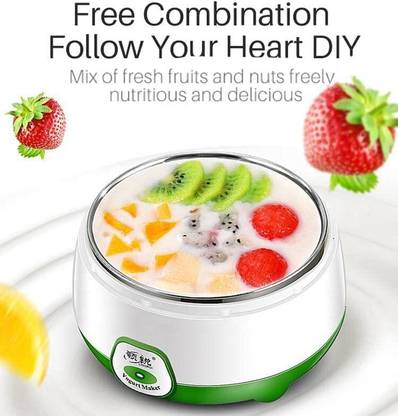 MAITRI ENTERPRISE Yogurt Maker Machine, Stainless Steel Inner Container Electric Yogurt Maker 28 Yogurt Maker