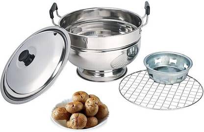 Lakshya Stainless Steel Bati Cooker Pizza Maker