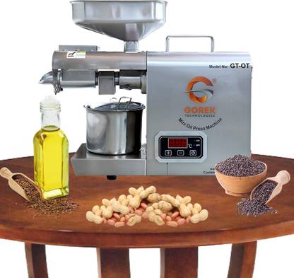 gorek technologies GT-OT Oil Press/Maker Machine With Simplified Digital Temp Controller 600 W Food Processor