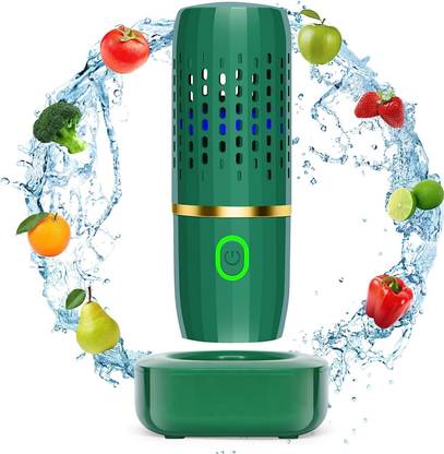 Feeling mall Vegetable and Fruit Cleaner Machine, Aquapur Water-Proof Fruit Cleaning Device 8 W Food Processor