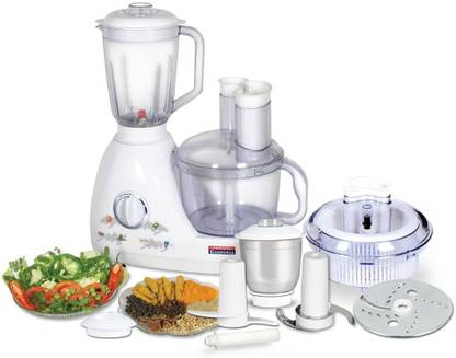 Padmini Essentia Food Processor l900W l grinding, blending, mixing & juicing. 900 W Food Processor